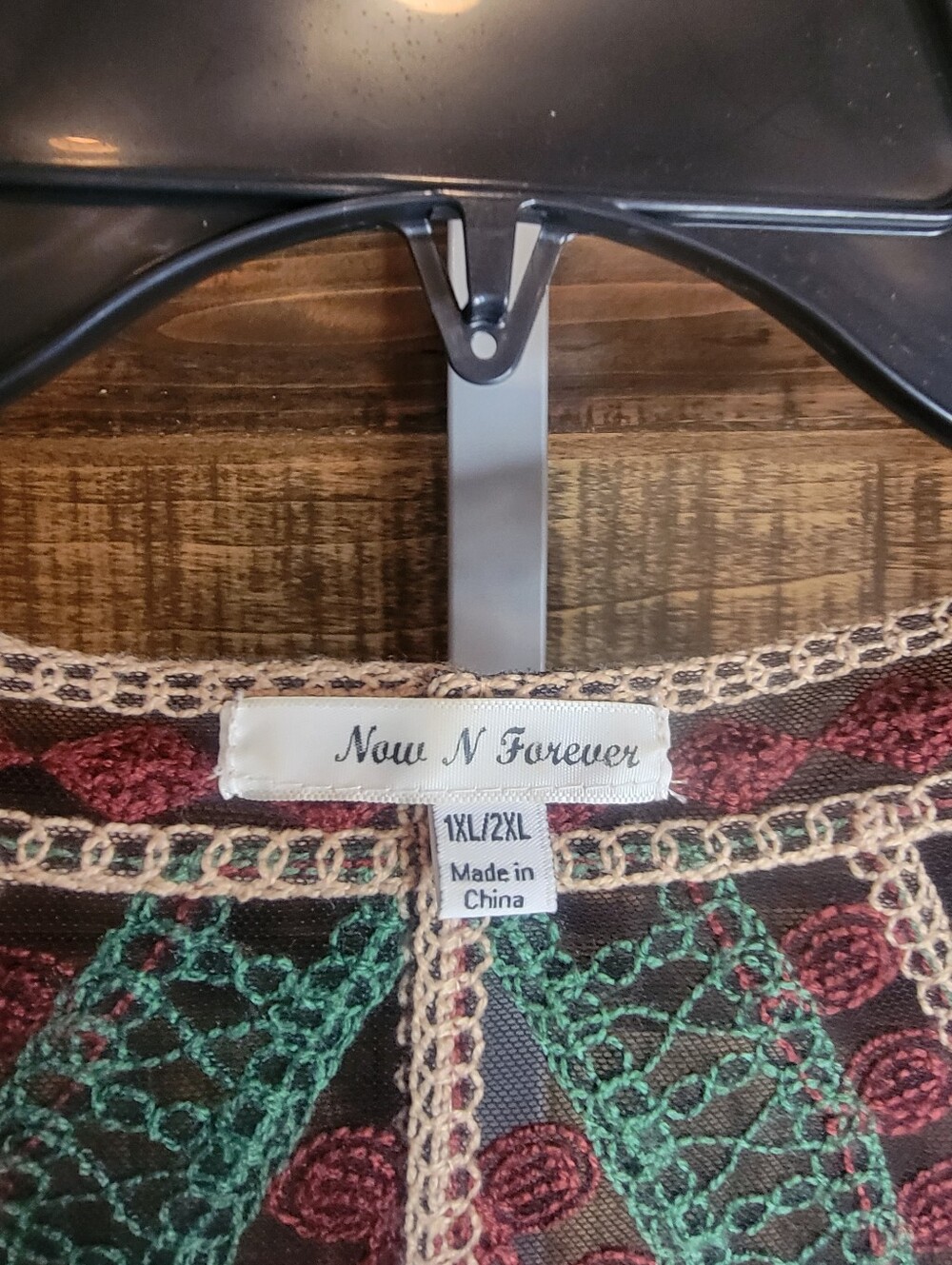 Mesh Embroidered Duster - Picture 2 of 3